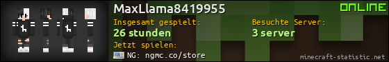 Benutzerleisten 560x90 für MaxLlama8419955