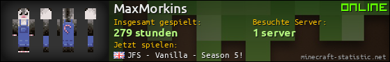 Benutzerleisten 560x90 für MaxMorkins