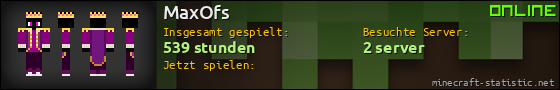 Benutzerleisten 560x90 für MaxOfs