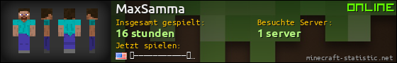 Benutzerleisten 560x90 für MaxSamma