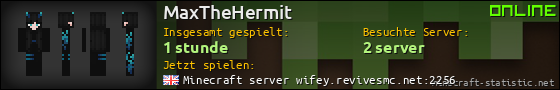 Benutzerleisten 560x90 für MaxTheHermit