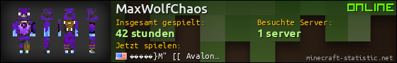 Benutzerleisten 560x90 für MaxWolfChaos