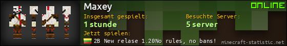 Benutzerleisten 560x90 für Maxey
