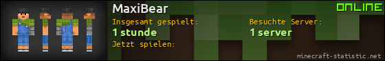 Benutzerleisten 560x90 für MaxiBear