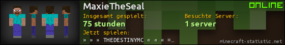 Benutzerleisten 560x90 für MaxieTheSeal