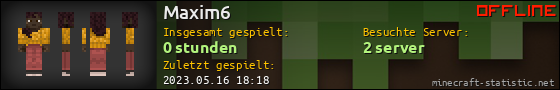 Benutzerleisten 560x90 für Maxim6