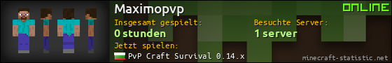 Benutzerleisten 560x90 für Maximopvp