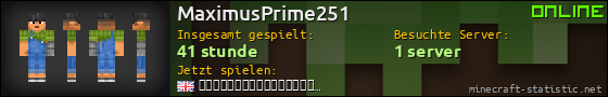 Benutzerleisten 560x90 für MaximusPrime251