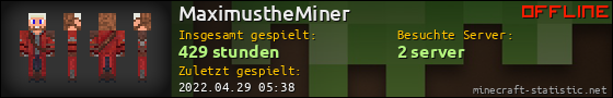 Benutzerleisten 560x90 für MaximustheMiner