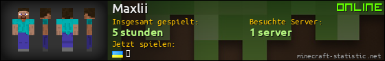 Benutzerleisten 560x90 für Maxlii