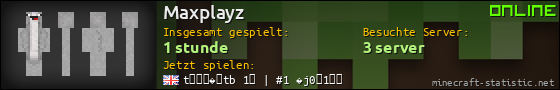 Benutzerleisten 560x90 für Maxplayz