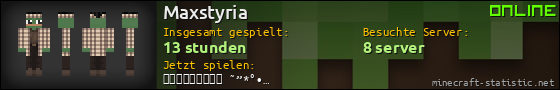 Benutzerleisten 560x90 für Maxstyria