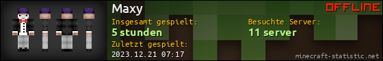 Benutzerleisten 560x90 für Maxy