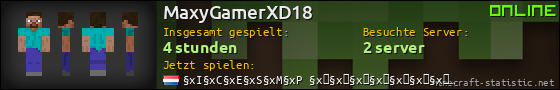 Benutzerleisten 560x90 für MaxyGamerXD18