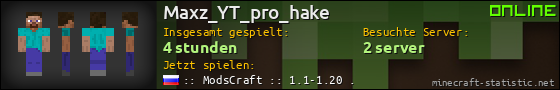 Benutzerleisten 560x90 für Maxz_YT_pro_hake