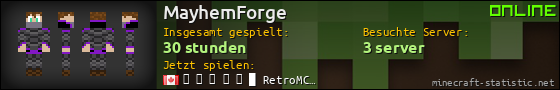 Benutzerleisten 560x90 für MayhemForge