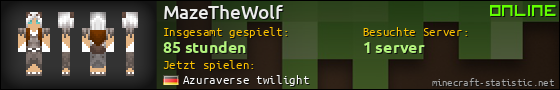 Benutzerleisten 560x90 für MazeTheWolf