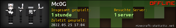 Benutzerleisten 560x90 für Mc0G