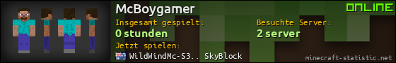 Benutzerleisten 560x90 für McBoygamer