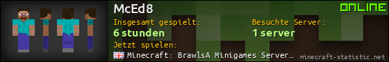 Benutzerleisten 560x90 für McEd8