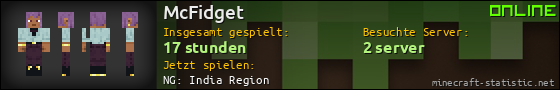 Benutzerleisten 560x90 für McFidget
