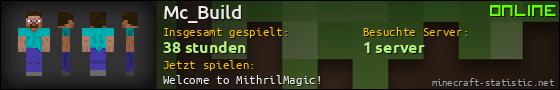 Benutzerleisten 560x90 für Mc_Build