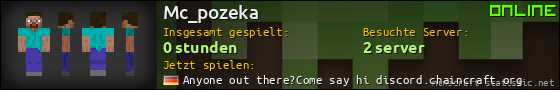 Benutzerleisten 560x90 für Mc_pozeka