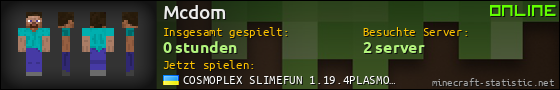 Benutzerleisten 560x90 für Mcdom