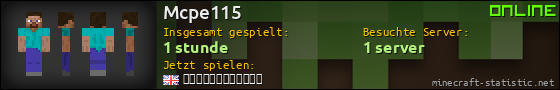 Benutzerleisten 560x90 für Mcpe115