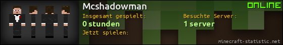 Benutzerleisten 560x90 für Mcshadowman