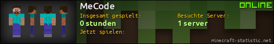 Benutzerleisten 560x90 für MeCode