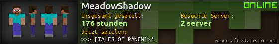 Benutzerleisten 560x90 für MeadowShadow