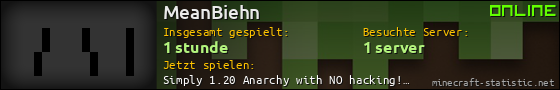 Benutzerleisten 560x90 für MeanBiehn