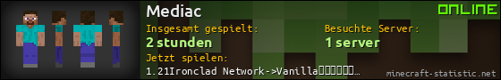 Benutzerleisten 560x90 für Mediac