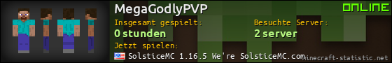 Benutzerleisten 560x90 für MegaGodlyPVP