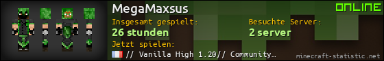 Benutzerleisten 560x90 für MegaMaxsus