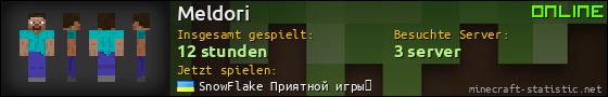Benutzerleisten 560x90 für Meldori