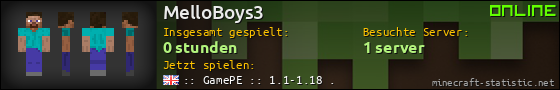 Benutzerleisten 560x90 für MelloBoys3