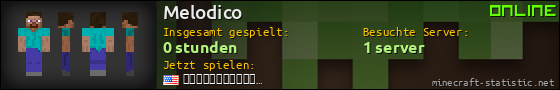 Benutzerleisten 560x90 für Melodico