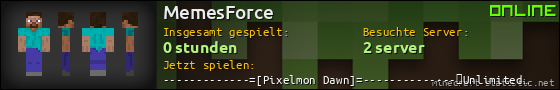 Benutzerleisten 560x90 für MemesForce