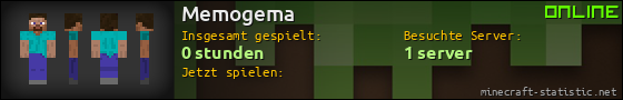Benutzerleisten 560x90 für Memogema