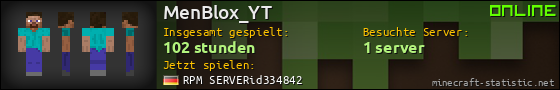 Benutzerleisten 560x90 für MenBlox_YT