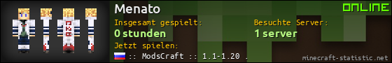 Benutzerleisten 560x90 für Menato