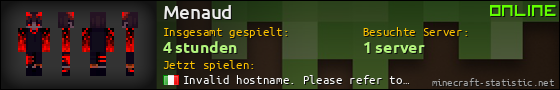 Benutzerleisten 560x90 für Menaud