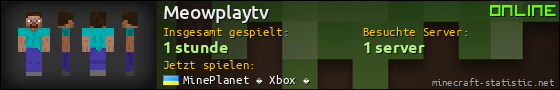 Benutzerleisten 560x90 für Meowplaytv