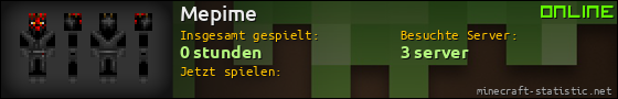 Benutzerleisten 560x90 für Mepime