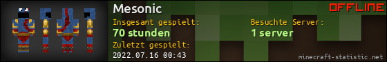 Benutzerleisten 560x90 für Mesonic