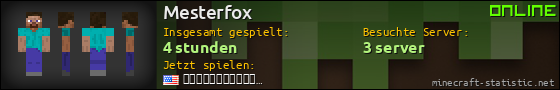 Benutzerleisten 560x90 für Mesterfox