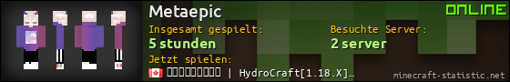Benutzerleisten 560x90 für Metaepic