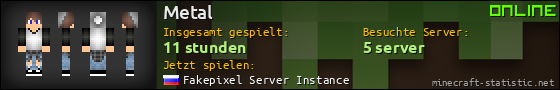 Benutzerleisten 560x90 für Metal